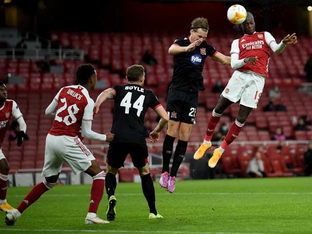 Kết quả bóng đá Europa League, Arsenal - Dundalk: Tấn công dồn dập, choáng váng 2 phút 2 bàn