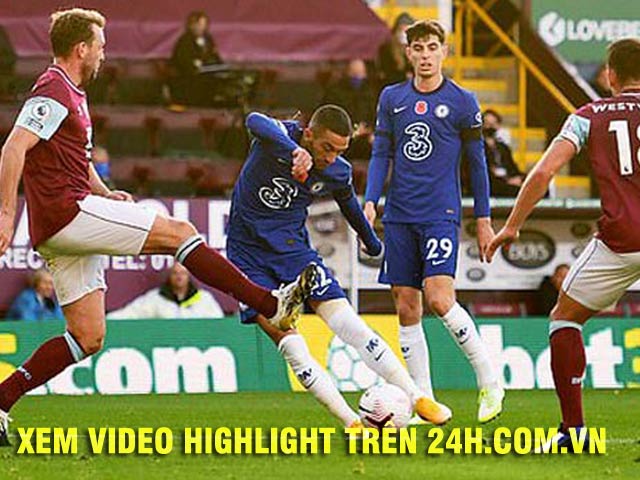 Video highlight trận Burnley - Chelsea: ”Bom tấn” rực sáng, đại tiệc thăng hoa