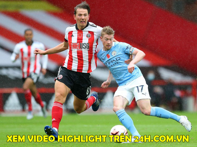 Video highlight trận Sheffield United - Man City: Siêu phẩm sút xa, người hùng khó ngờ