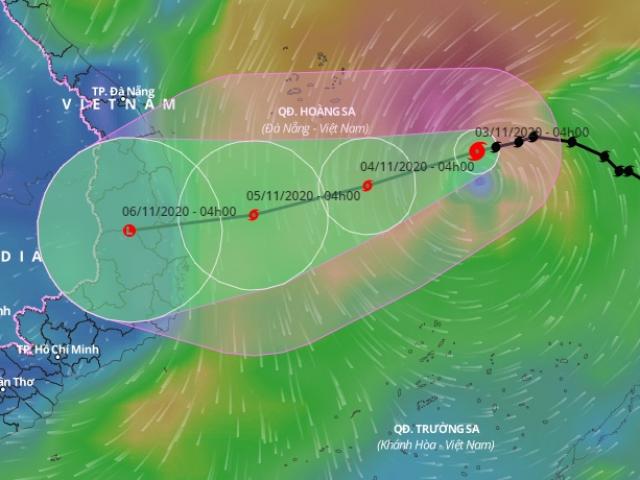 Bão số 10 bất ngờ đổi hướng, khả năng mạnh thêm hướng vào Quảng Ngãi – Khánh Hòa