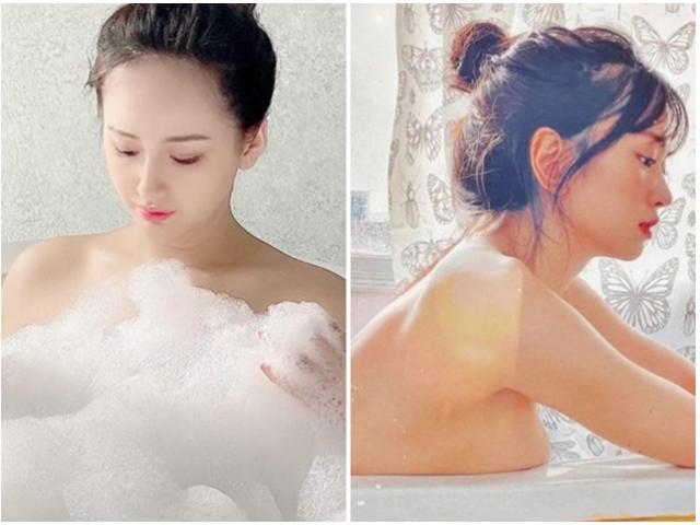 Khoe ảnh tắm bồn sexy, ”nữ hoàng nội y” và Mai Phương Thúy có bị hot girl Tik Tok lấn lướt?