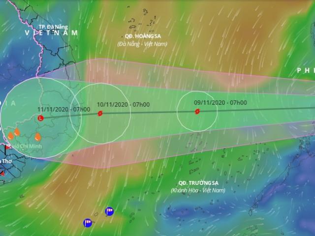 Biển Đông sắp hứng bão số 12, hướng vào các tỉnh Phú Yên – Ninh Thuận