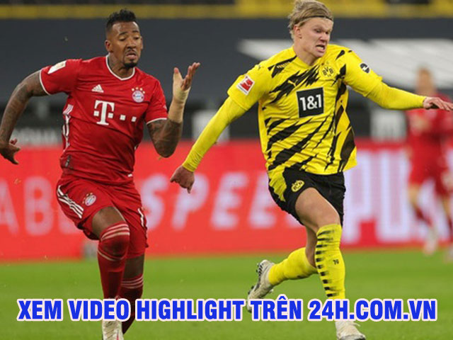 Video highlight trận Dortmund - Bayern Munich: Ngược dòng ấn tượng, 5 bàn hấp dẫn