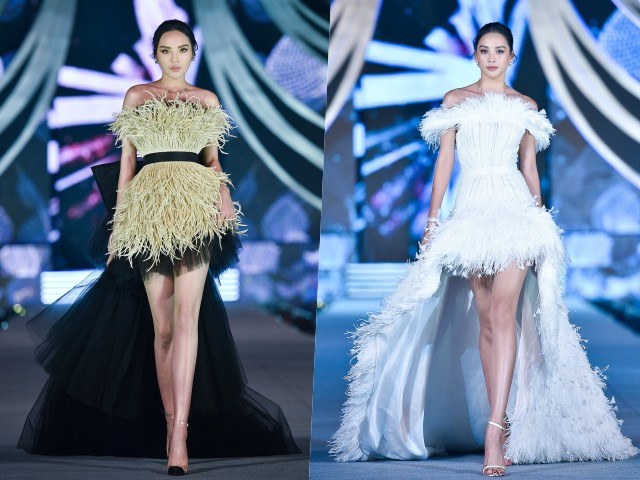 Tiểu Vy, Kỳ Duyên làm vedette trong đêm diễn thời trang của Hoa hậu Việt Nam