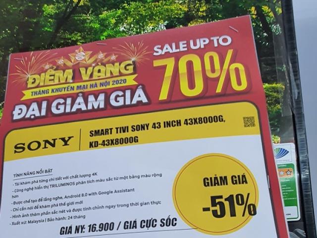 Hàng điện máy đồng loạt giảm giá lên đến 70%, nhiều người ngẩn ngơ vì tiếc