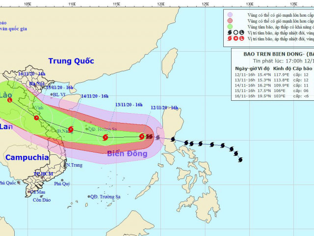 Khẩn: Bão số 13 sầm sập lao thẳng miền Trung, giật cấp 15, Thủ tướng yêu cầu sơ tán dân khỏi nơi nguy hiểm