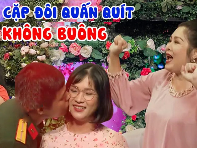 Cặp đôi vừa hẹn hò đã quấn quýt không buông khiến hai MC phấn khích