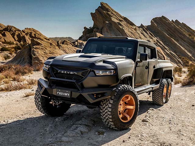 Rezvani Hercules 6x6 chiếc xe bán tải 3 cầu vạn người mê