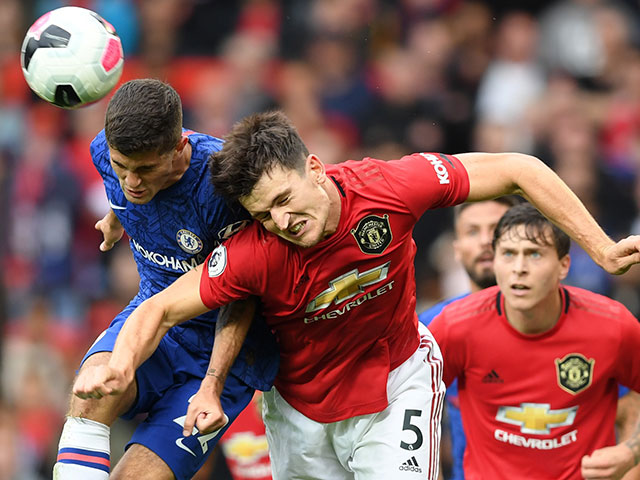 Maguire 1m94 và SAO Chelsea, ai đoạt ngôi ”Vua không chiến châu Âu”?