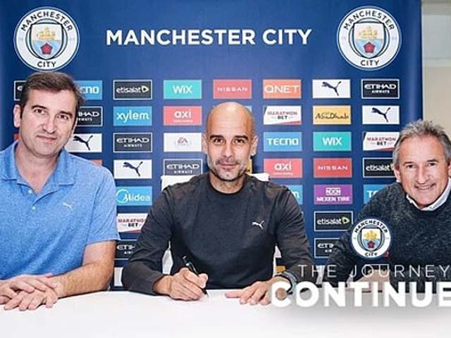 NÓNG: Guardiola gia hạn 2 năm với Man City ngay trước đại chiến với Mourinho