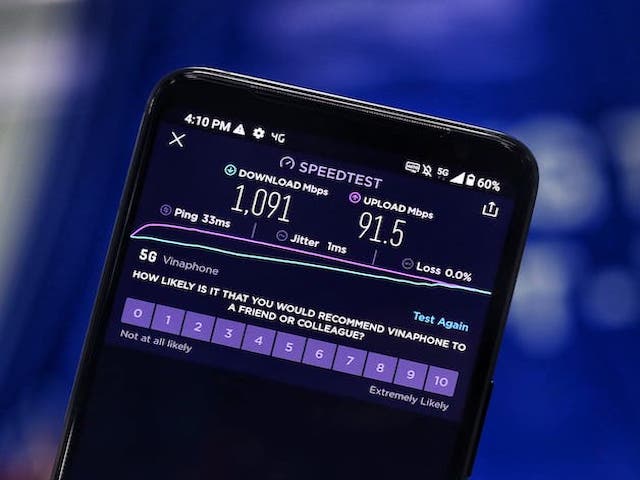 Mạng 5G thử nghiệm thương mại tại TP.HCM: Siêu tốc, tải file 3,19GB trong bao lâu?