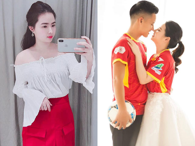 Đội trưởng CLB Sông Lam Nghệ An cưới được vợ xinh như hot girl