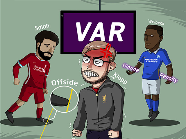 Ảnh chế: Klopp phát điên khi Liverpool liên tiếp bị VAR ”ngoảnh mặt”