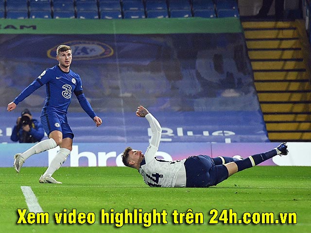 Video Chelsea - Tottenham: Diễn biến ngang ngửa, thót tim sai lầm phút bù giờ