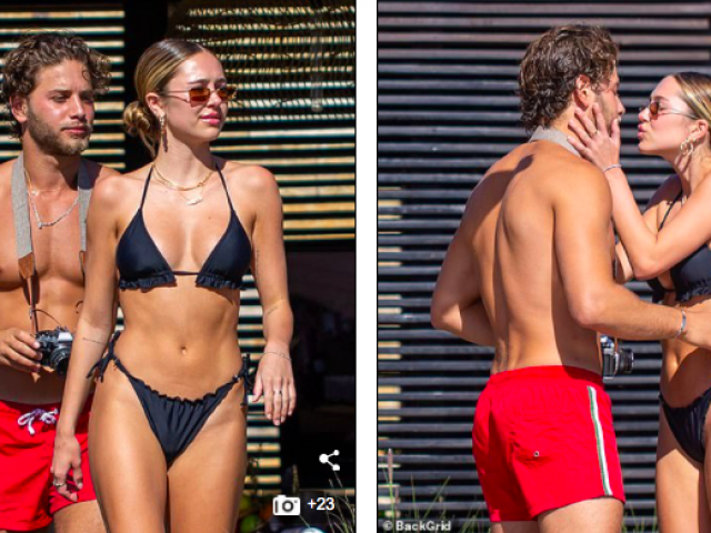 Delilah Belle Hamlin mặc bikini ngọt ngào quyến rũ, liên tục tình tứ bạn trai