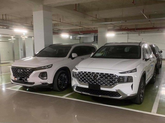 Ảnh chụp Hyundai Santa Fe 2021 đầu tiên xuất hiện tại Việt Nam