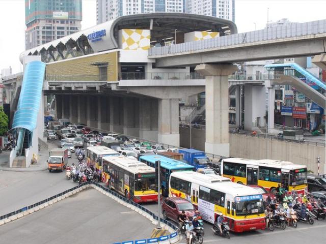 50 tuyến buýt trung chuyển khách đi tàu Cát Linh - Hà Đông