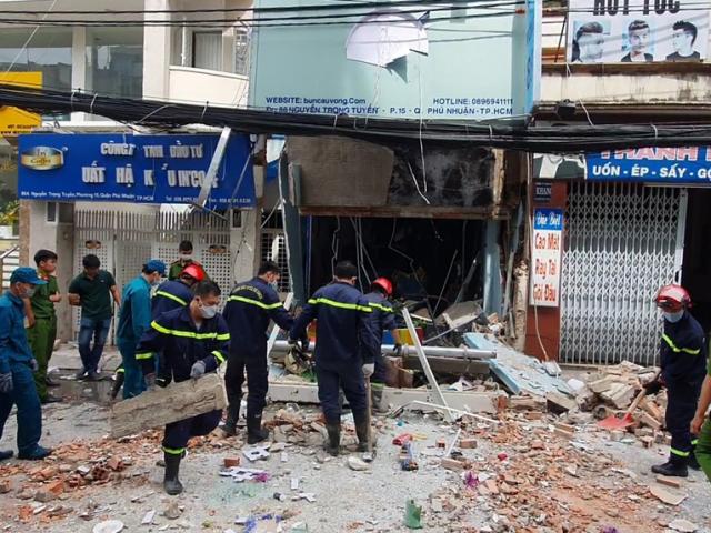 Vụ nổ sập tường ở Phú Nhuận: Nghi do chất nổ