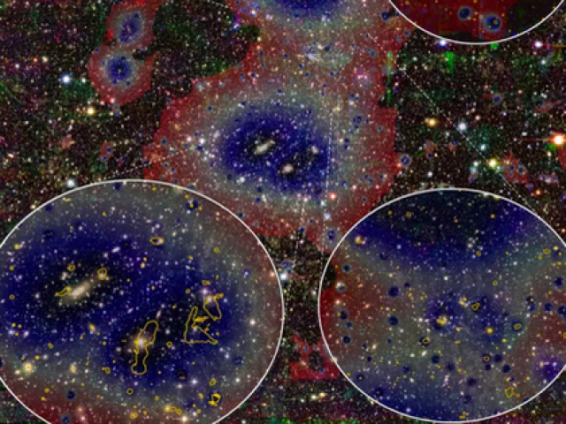 Kính viễn vọng chụp được vật thể lạ hình bộ tóc, ”trói” hàng loạt thiên hà