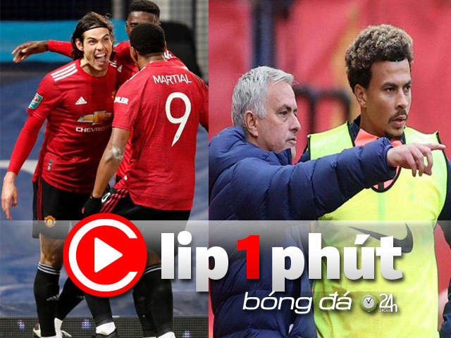 MU thăng hoa mơ ăn 3 thần thánh, Mourinho phẫn nộ vì ”cục nợ” ở Tottenham (Clip 1 phút Bóng đá 24H)