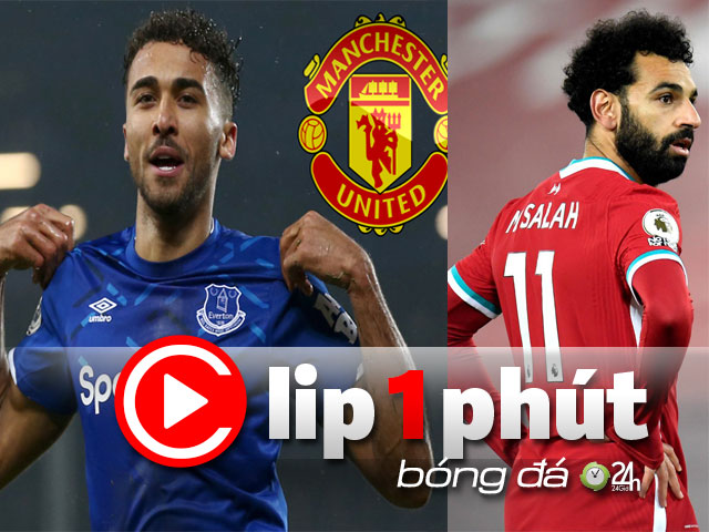 MU chốt mua siêu tiền đạo Everton, Liverpool cực lo vụ Salah (Clip 1 phút Bóng đá 24H)