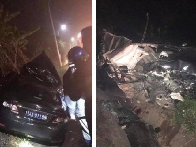 Vụ xe biển xanh gặp tai nạn ở Quảng Ninh: 2 nạn nhân đã tử vong