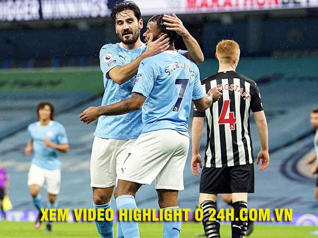 Video Man City - Newcastle: Rực rỡ 2 người hùng, tôn vinh ”lá chắn thép”