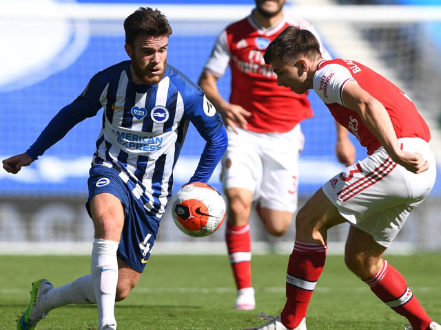 Trực tiếp bóng đá Brighton - Arsenal: Phút cuối căng thẳng (Hết giờ)