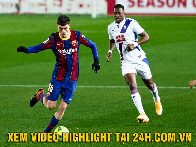 Video Barcelona - Eibar: Phạt đền hỏng ăn, nỗi nhớ Messi