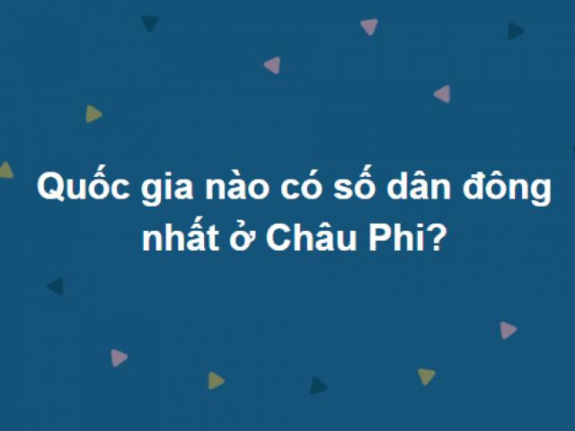 Cho não tập thể dục với bộ câu hỏi khó ”nhức nhối” này