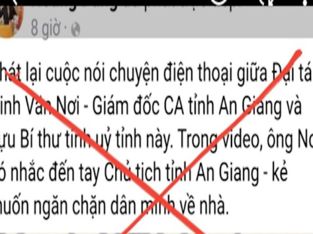 Giám đốc Công an An Giang nói về đoạn ghi âm lan truyền trên mạng