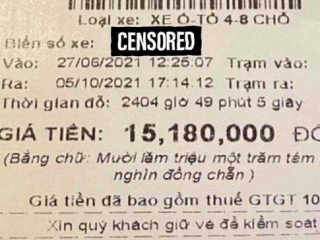 “Phát hoảng” vì hóa đơn gửi xe 15 triệu đồng tại sân bay do kẹt vì dịch của Jun Vũ