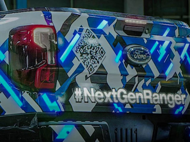 Ford Ranger thế hệ mới lộ thêm hình ảnh phần đèn sau