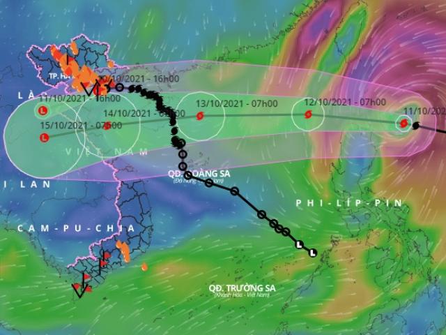 Bão Kompasu di chuyển “thần tốc”, còn mạnh thêm khi vào Biển Đông