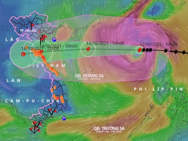 Bão số 8 giật cấp 13 khả năng mạnh thêm, hướng vào Thanh Hóa đến Quảng Bình