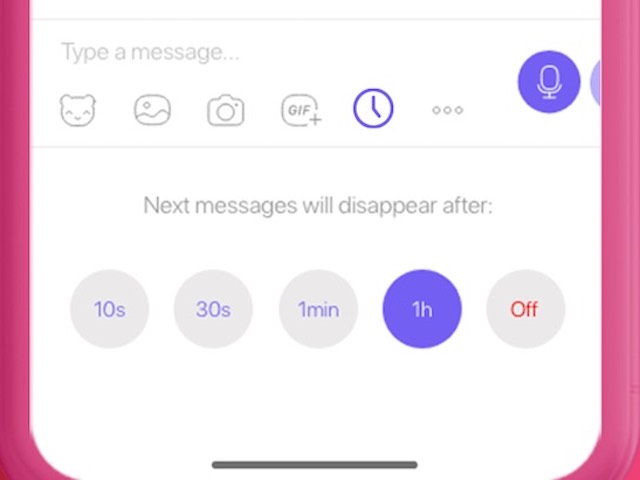 Hẹn giờ ”hô biến” tin nhắn, cảnh báo chụp ảnh màn hình trên Viber