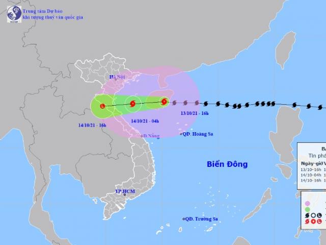 Bão số 8 bán kính ảnh hưởng rất rộng, bắt đầu gây mưa lớn trên đất liền