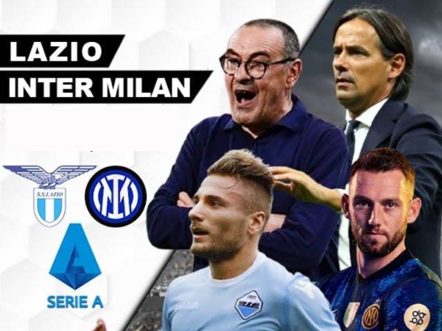 Trực tiếp bóng đá Lazio - Inter Milan: Lautaro vắng mặt, Dzeko đấu Immobile (Vòng 8 Serie A)
