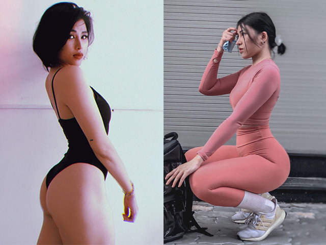 Hot girl vòng ba 105 cm ”Mỹ Tây” bật mí bài tập khi trở lại phòng Gym