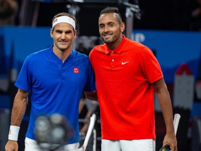 Kyrgios làm điều bất ngờ với Federer, ”BIG 3” không phải đối thủ