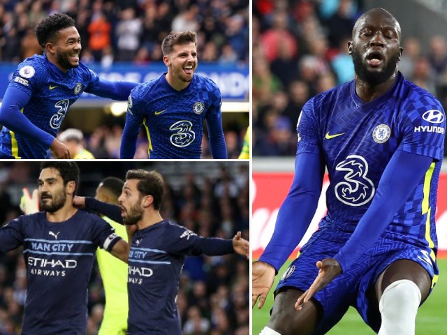 Chelsea cùng Man City áp đảo Ngoại hạng Anh, Lukaku nguy cơ thành ”người thừa” (Clip 1 phút Bóng đá 24H)