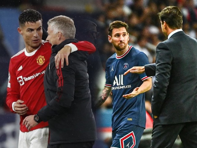 Bi kịch Ronaldo - Messi ”sa lầy” ở MU, PSG vì chọn nhầm thầy