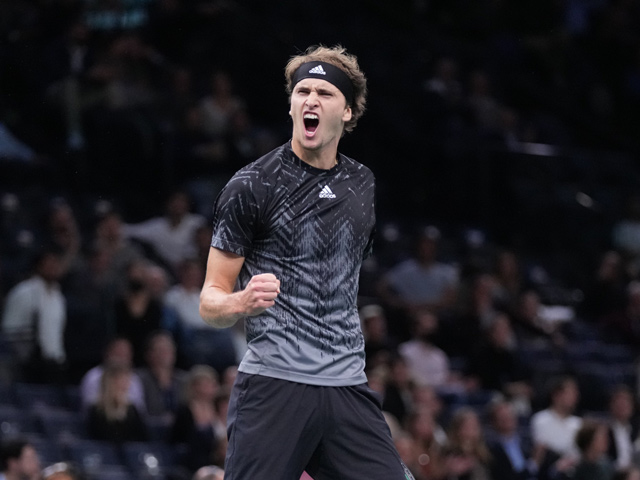 Video tennis Ruud - Zverev: Đẳng cấp vượt trội, hẹn đấu Medvedev (Tứ kết Paris Masters)