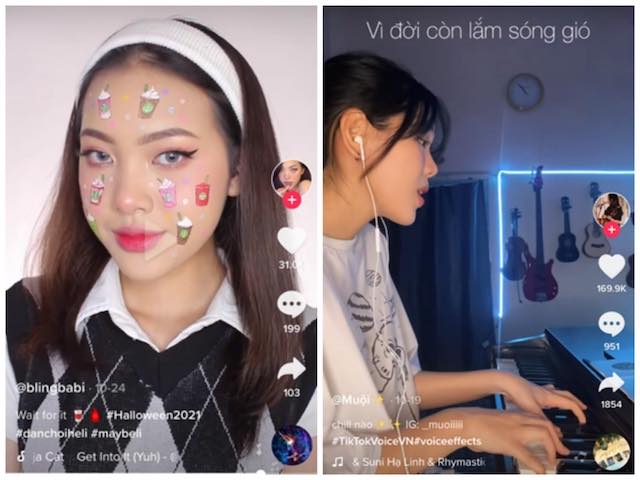 Trào lưu cover nhạc và hóa trang Halloween ”hot” nhất TikTok tháng qua