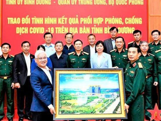 Đại tướng Phan Văn Giang: Quân đội sẵn sàng chi viện cho Bình Dương khi có yêu cầu