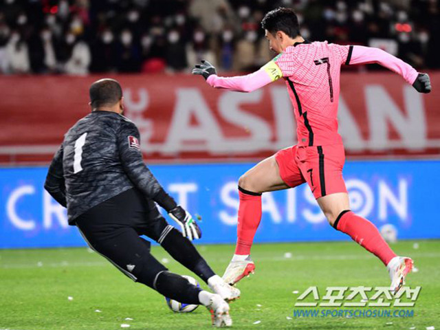Trực tiếp bóng đá Hàn Quốc - UAE: Son Heung Min sút dội cột dọc (Vòng loại World Cup)