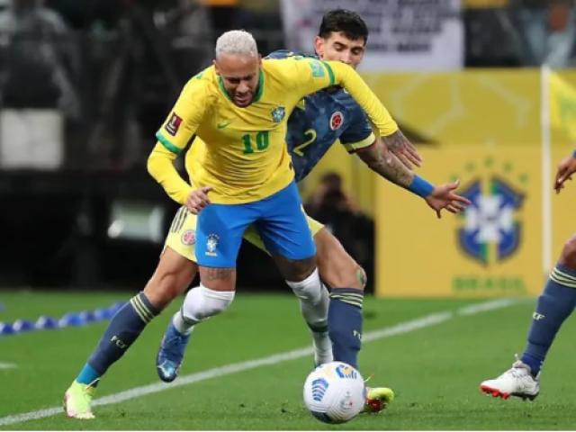 Video bóng đá Brazil - Colombia: Neymar ”châm ngòi”, niềm vui đoạt vé sớm (Vòng loại World Cup)