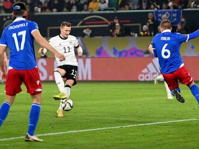 Video bóng đá Đức - Liechtenstein: Đại thắng ”9 sao”, bước ngoặt thẻ đỏ (Vòng loại World Cup 2022)
