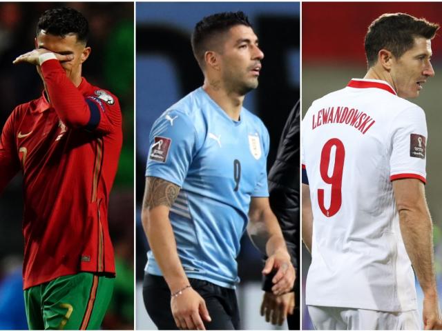 Đội hình siêu sao dễ lỡ hẹn World Cup 2022: Ronaldo sát cánh Lewandowski - Suarez