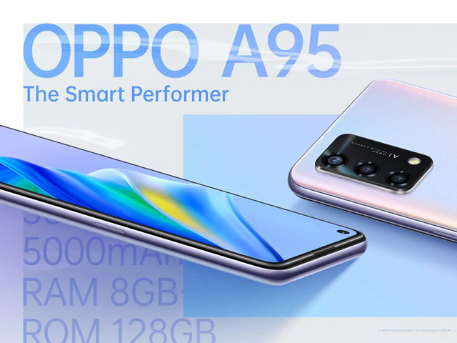 Ra mắt Oppo A95: Vừa đẹp, vừa pin “trâu”